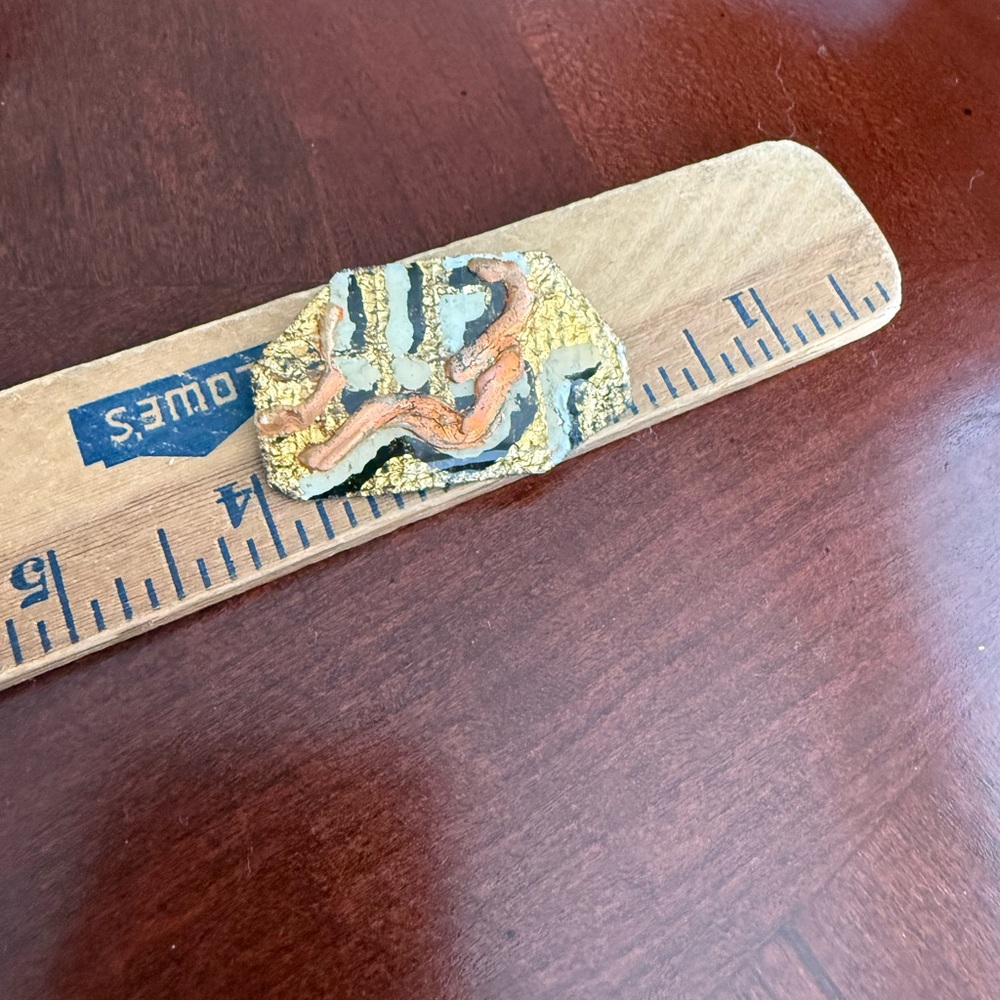 Vintage Stamped Brooch